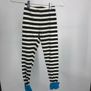 New Jelly the Pug leggings striped ruffle ankle 7